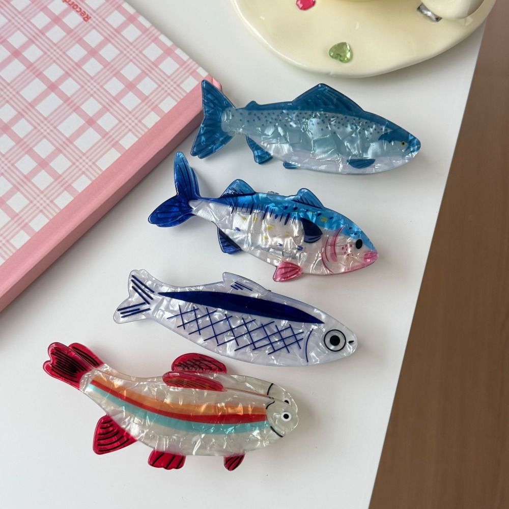 Korean Lifestyle & Kids Boutique - Hairpin Ocean Animal Hair Claw Pvc