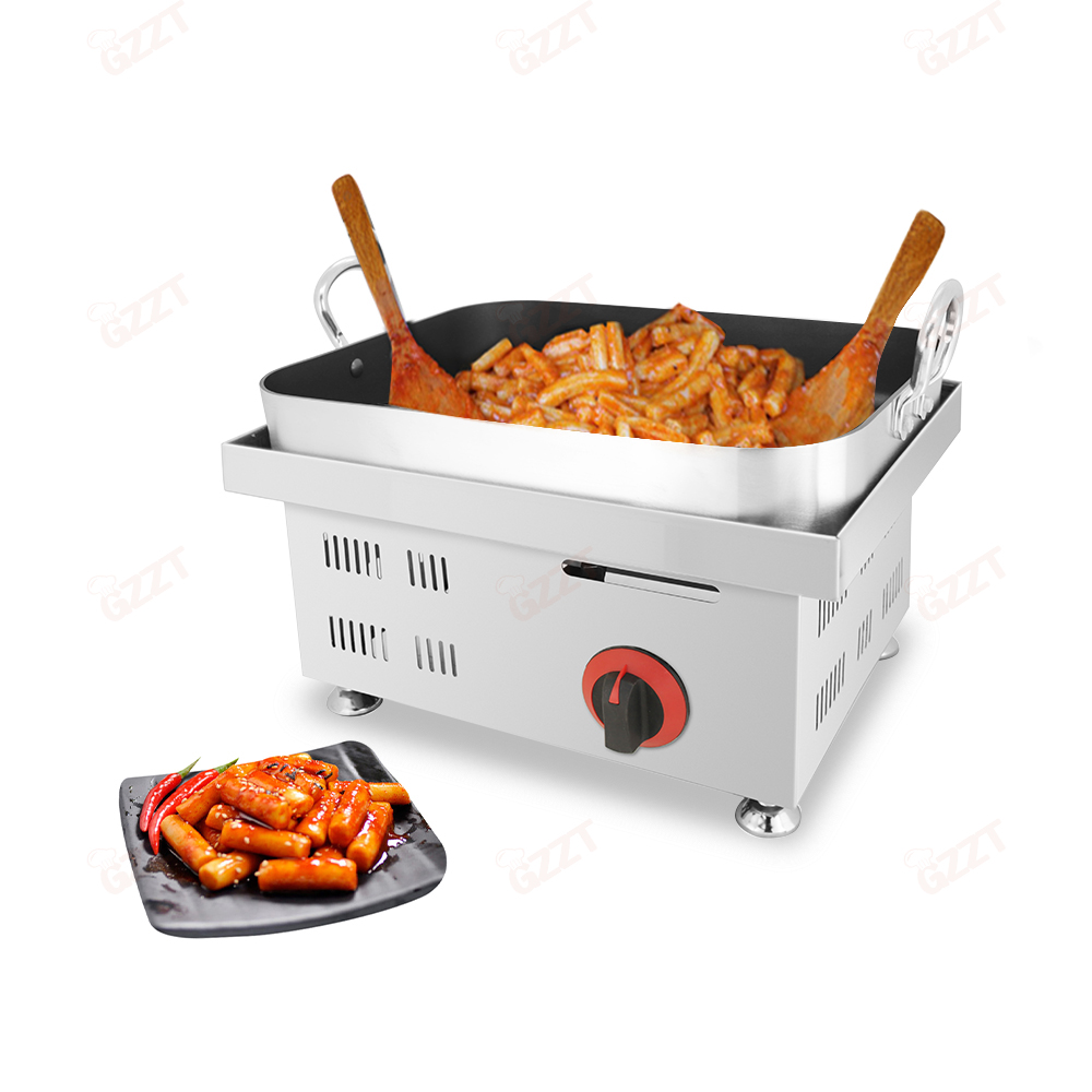 Tteokbokki Rice Cake - Commercial Korean Toppoki Maker Snack Machine