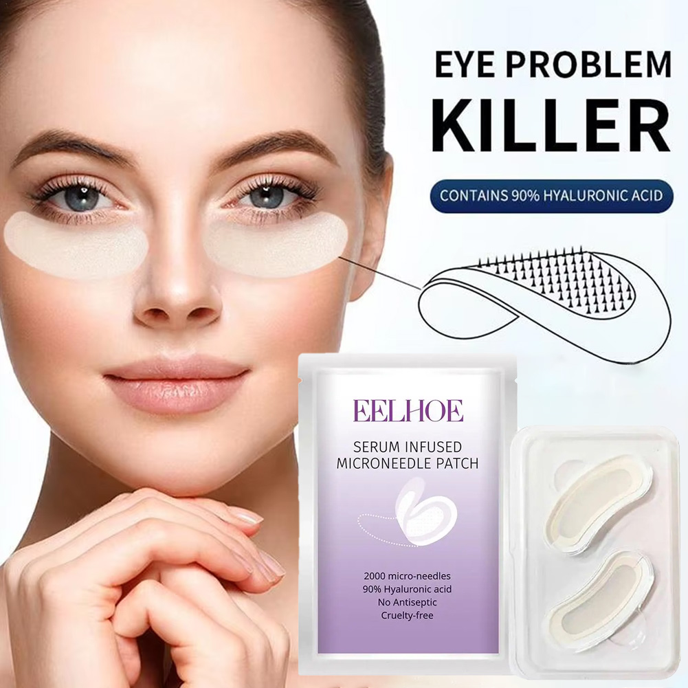 Sheet Mask Collagen - 1 Pair Micro-needle Eye Patch Mask
