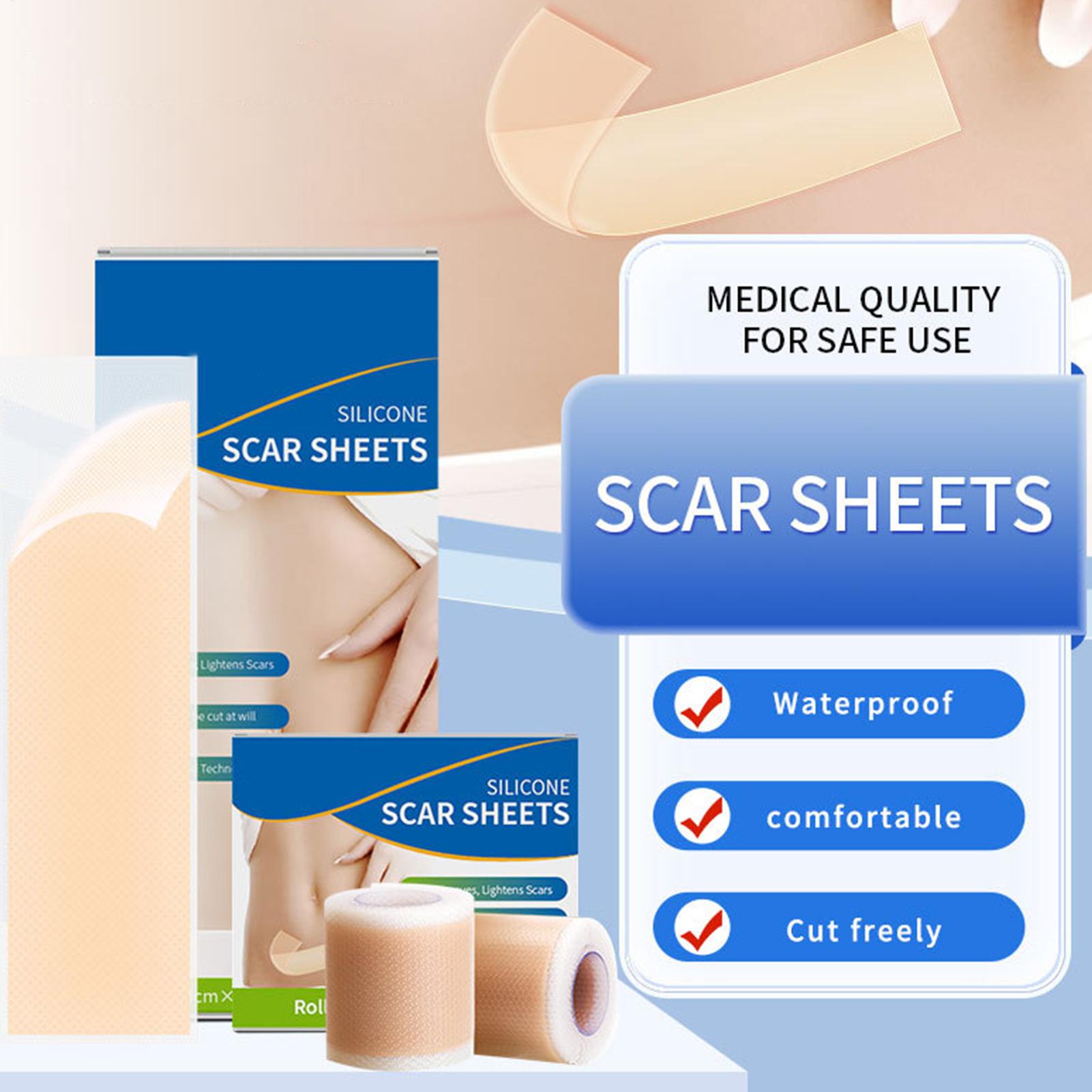 Sheet Mask Collagen - 1 Roll Silicone Scar Sheets 4cmX0.5cm