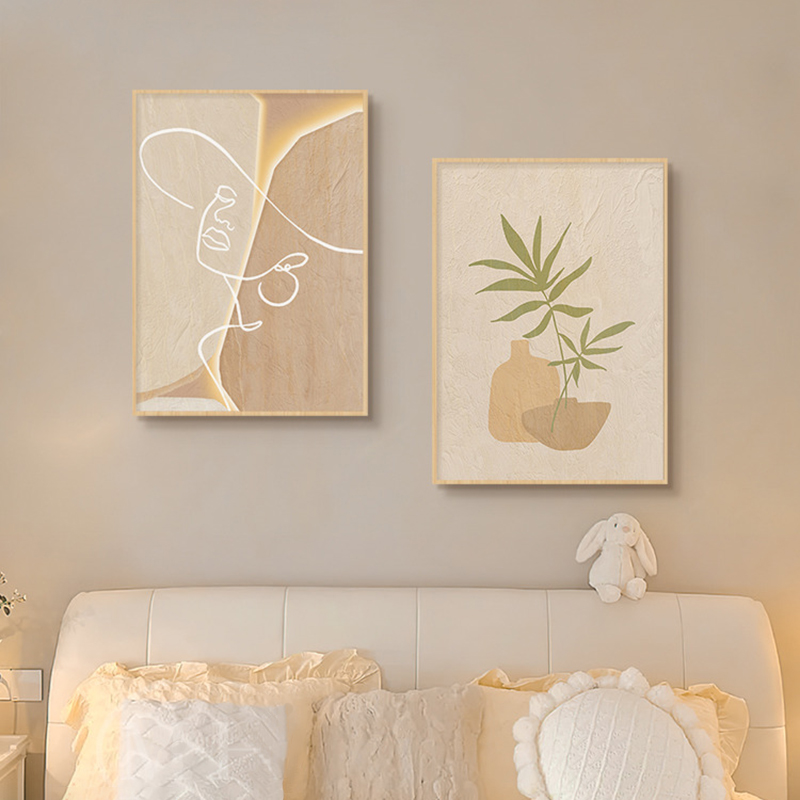 Wooden Cream Style Abstract Li - Korean Arts And Lifestyle review and price