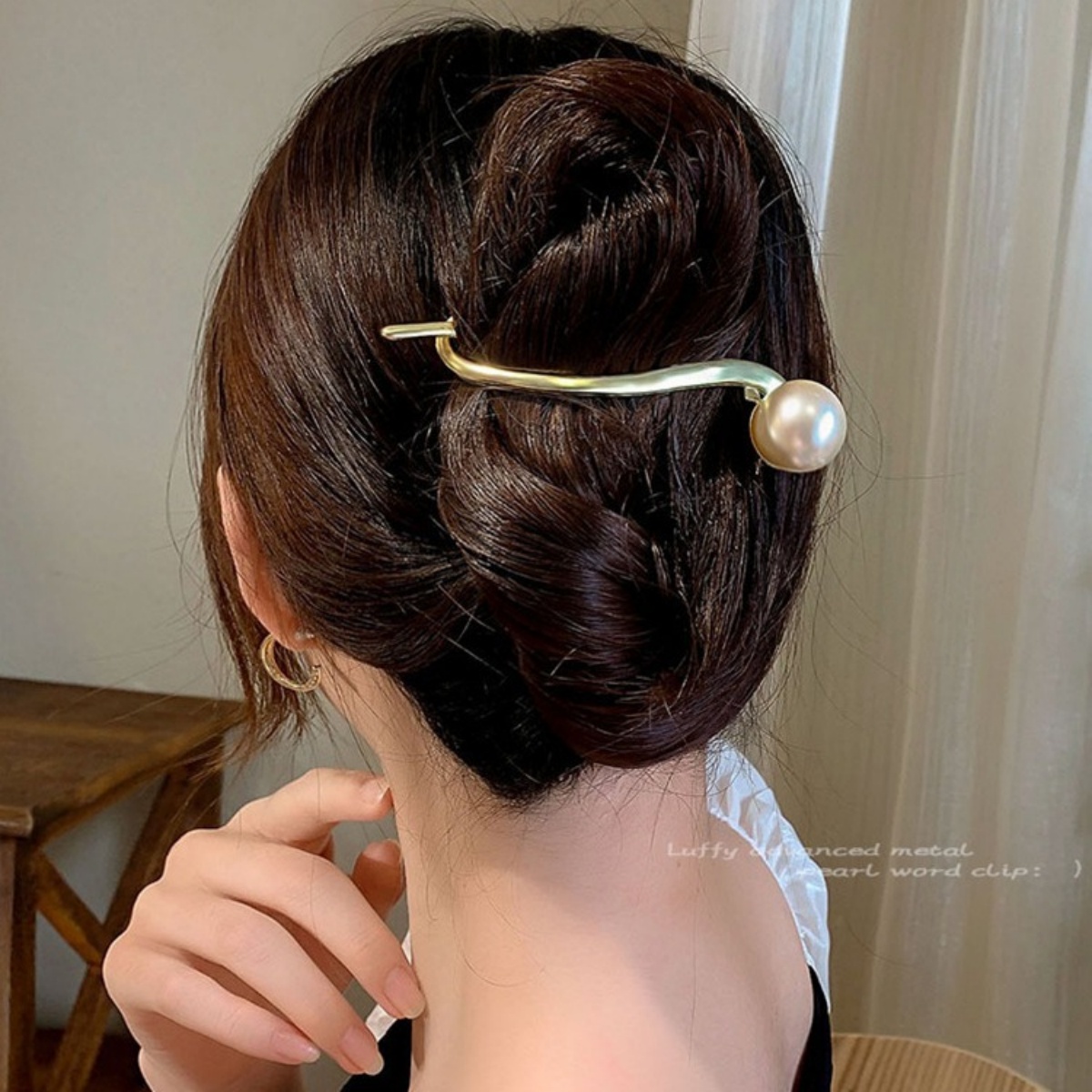 Elegant Glitter Pearl Hair Cli - Korean Lifestyle & Kids Boutique review and price
