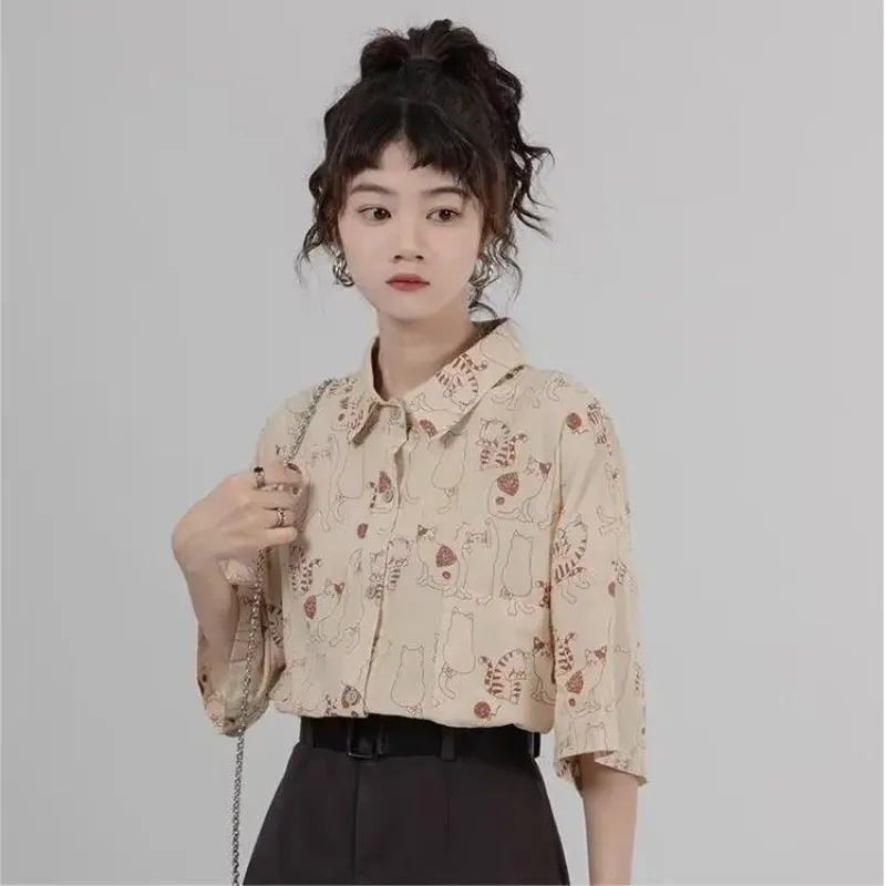 Shirts Women Corduroy Patch Po - Korean Student Lifestyle review and price