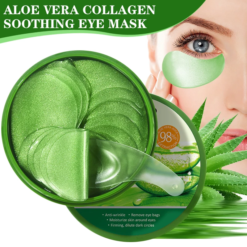 60pcs Aloe Vera Collagen Eye M - Sheet Mask Collagen review and price