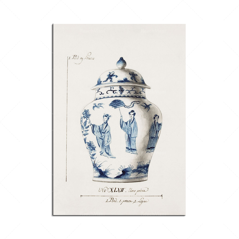 Korean printed blue porcelain  - Korean Arts And Lifestyle review and price