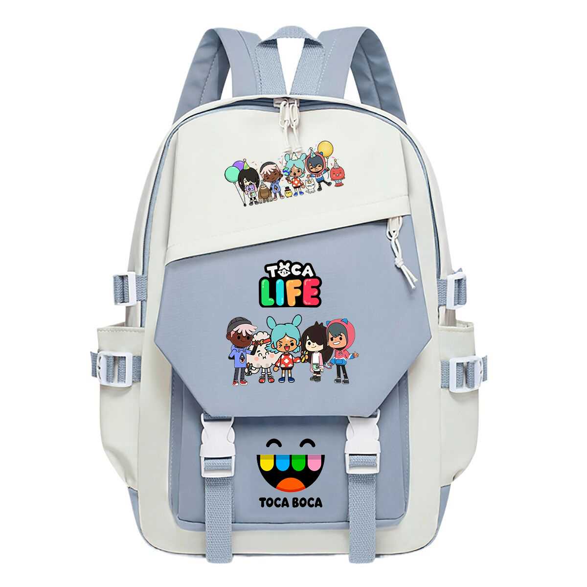 Toca Life World Print Backpack - Korean Student Lifestyle review and price