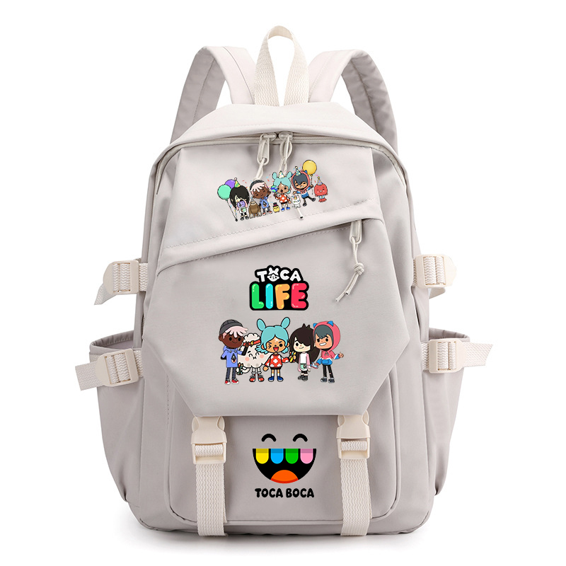 Toca Life World Print Backpack - Korean Student Lifestyle review and price