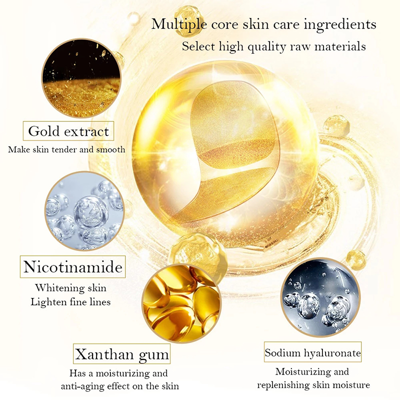 5/10/20/30 Pairs Crystal Gold  - Sheet Mask Collagen review and price