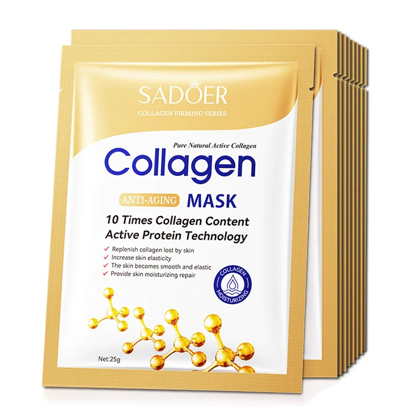 10pcs Anti-aging Collagen Face - Sheet Mask Collagen review and price