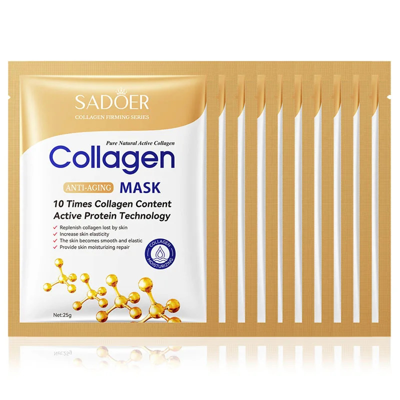 10pcs Anti-aging Collagen Face - Sheet Mask Collagen review and price
