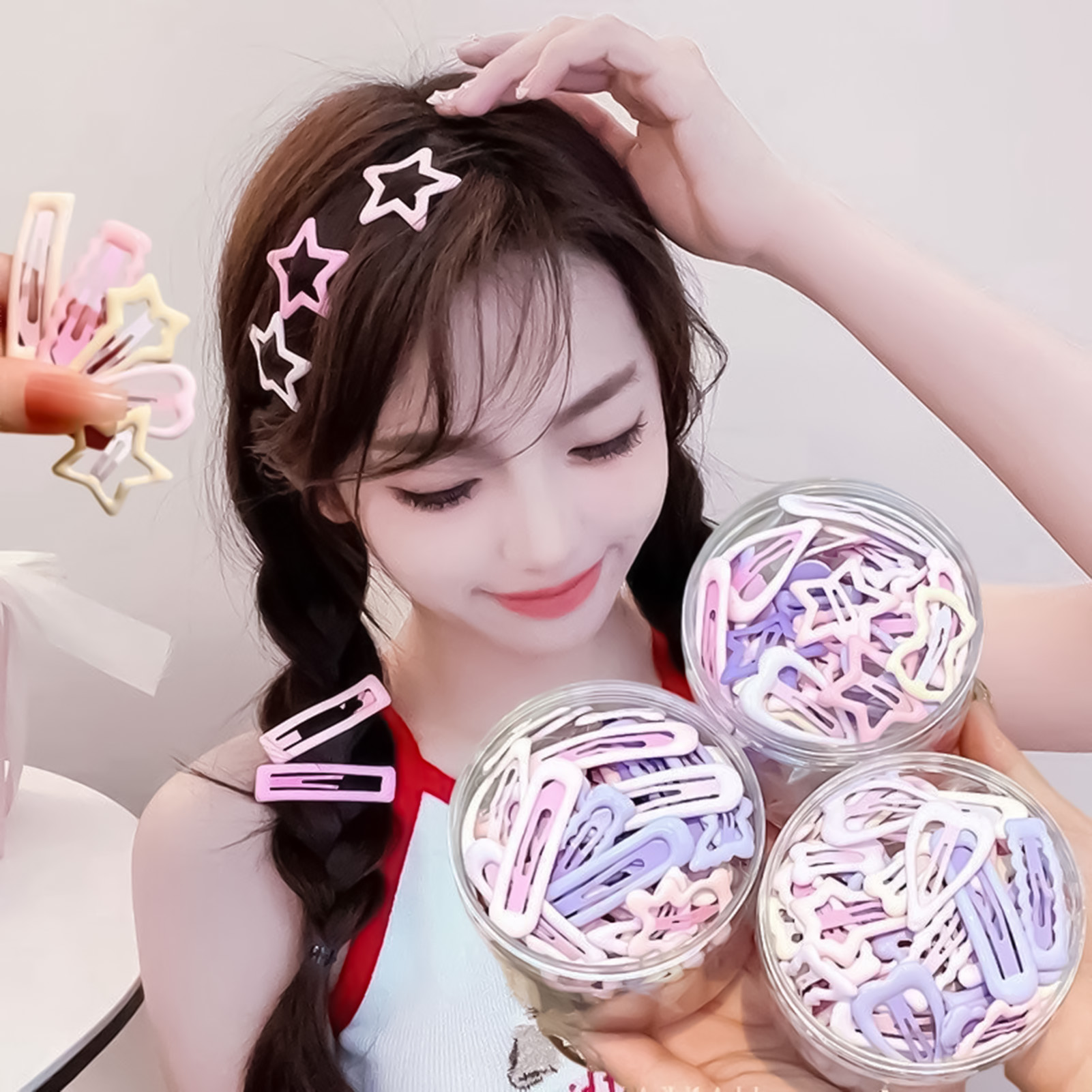 3PCS Sweet Style Headwear Pins - Korean Lifestyle & Kids Boutique review and price